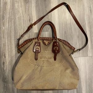 Prada canvas bag